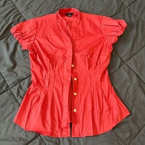 Banana Republic Short Sleeve Button Down Shirt